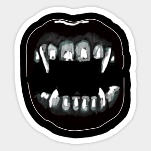 Fangs Sticker